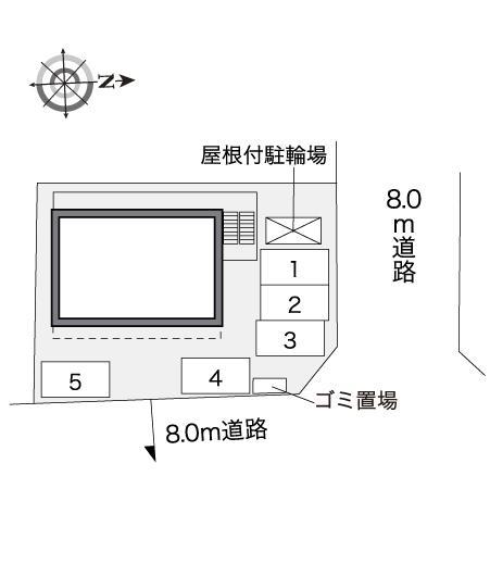 プラスアルファ吉島(32526)の駐車配置図