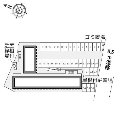 アリスⅡ(33587)の駐車配置図
