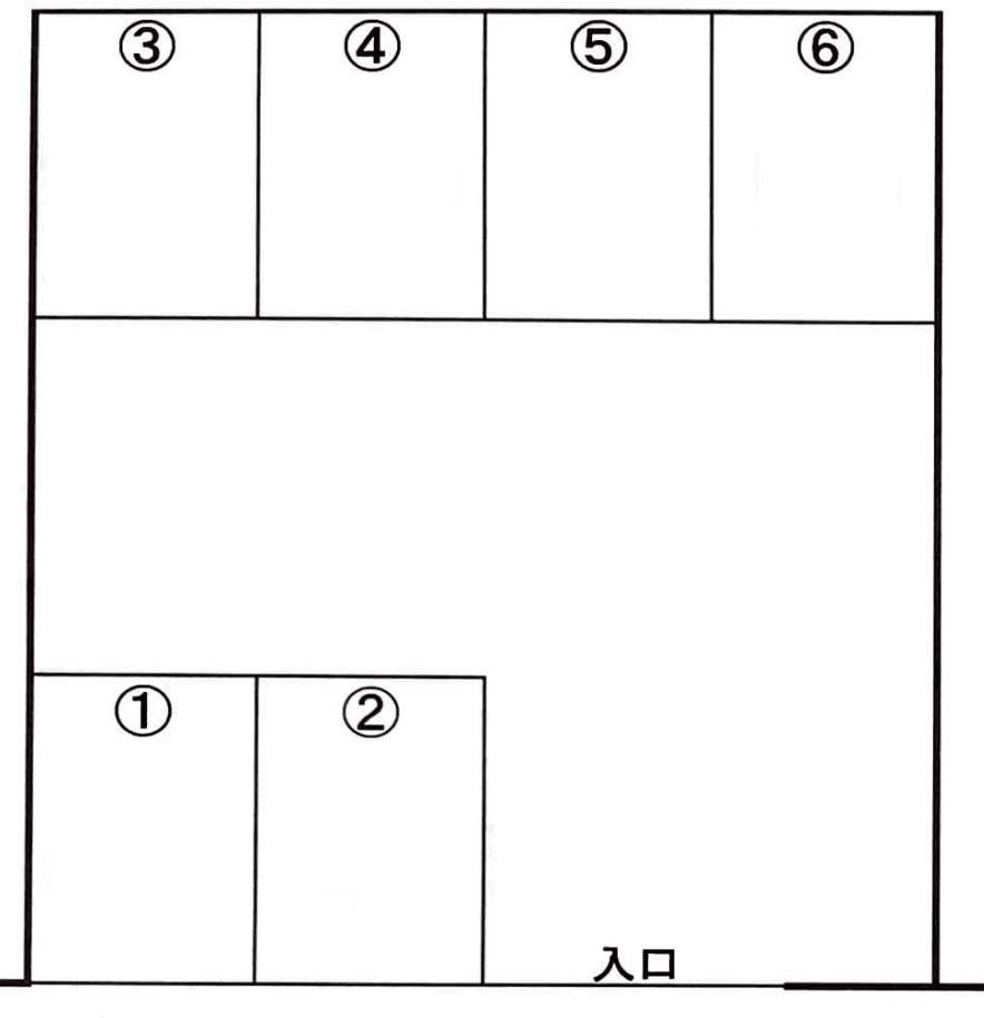 高橋三丁目菅野駐車場の駐車配置図