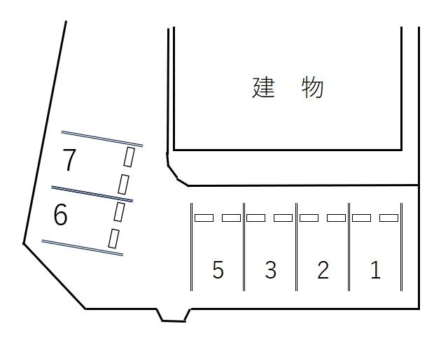 80092Liberte不二ヶ丘の駐車配置図