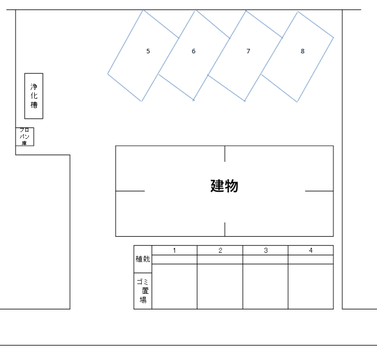 アムールビアン栄の駐車配置図