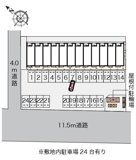 相合(41617)の駐車配置図