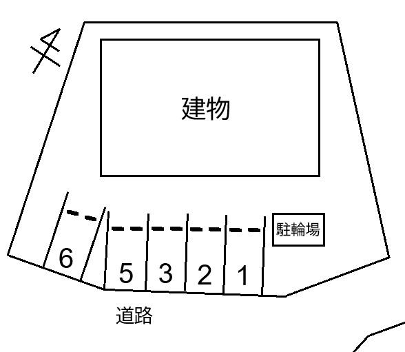 merodia 凛の駐車配置図