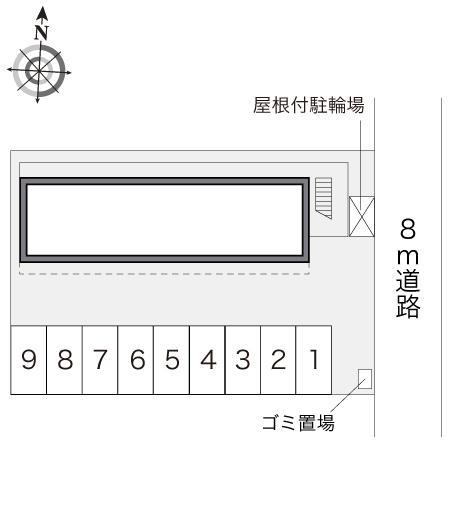 HAZUKI(16637)の駐車配置図