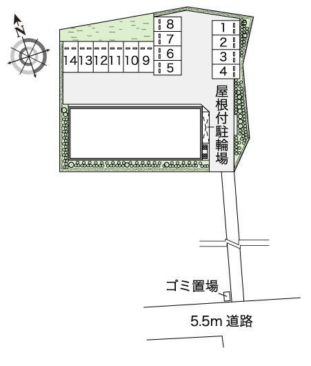 ほたる(41375)の駐車配置図