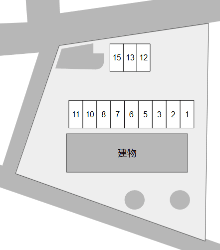 ABENDの駐車配置図