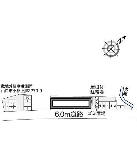 小郡インター(27610) 敷地外駐車場の駐車配置図