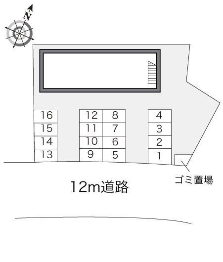 ルミエール(16354)の駐車配置図