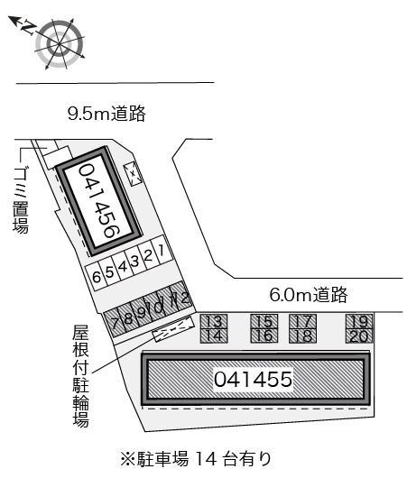 花水木(41455)の駐車配置図