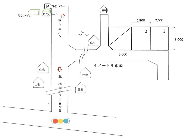 盛華パーキングの駐車配置図