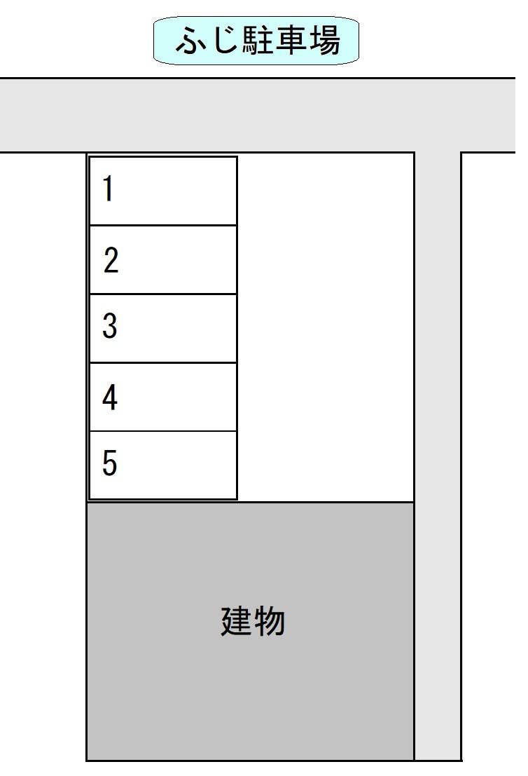 ふじ駐車場の駐車配置図