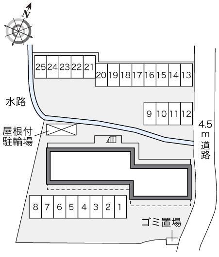 カマン オレイエ(23029)の駐車配置図