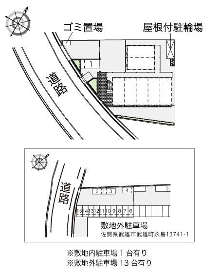 華(42753)の駐車配置図