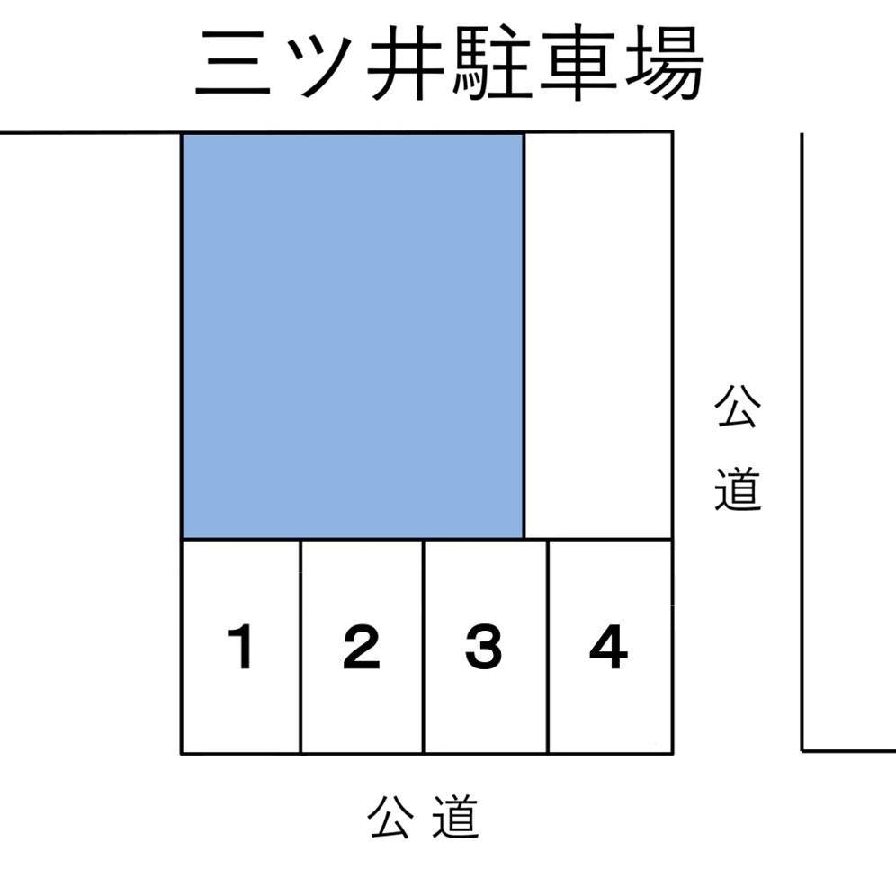 三ツ井駐車場の駐車配置図