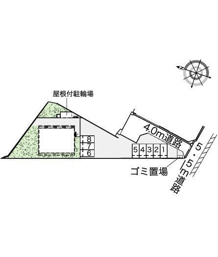オーガスタコート(43007)の駐車配置図