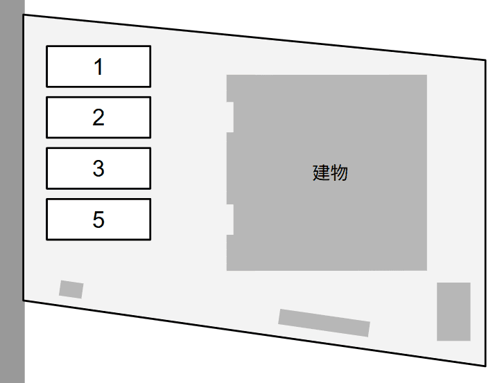 Aries Surの駐車配置図
