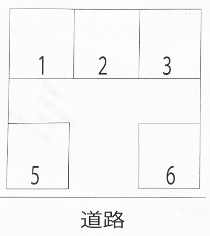 高久1丁目パーキングの駐車配置図