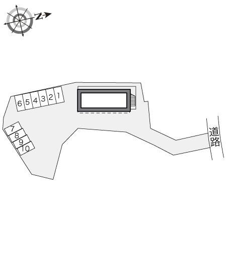 エクセレント(22764)の駐車配置図