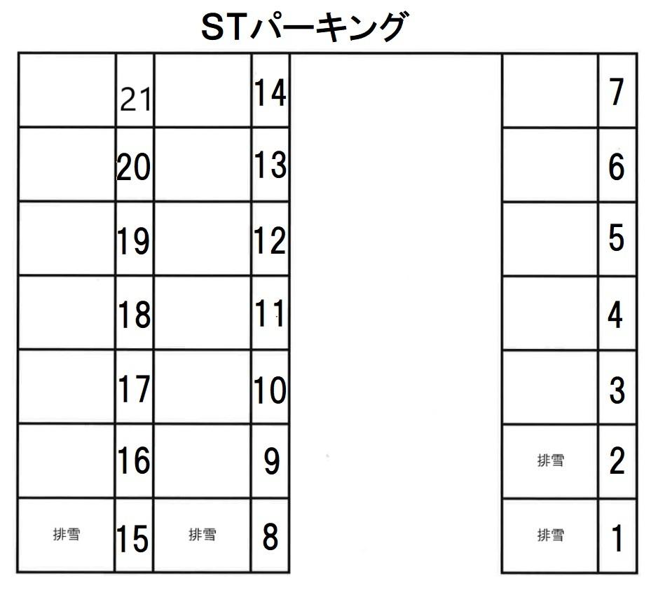 284パーキングの駐車配置図