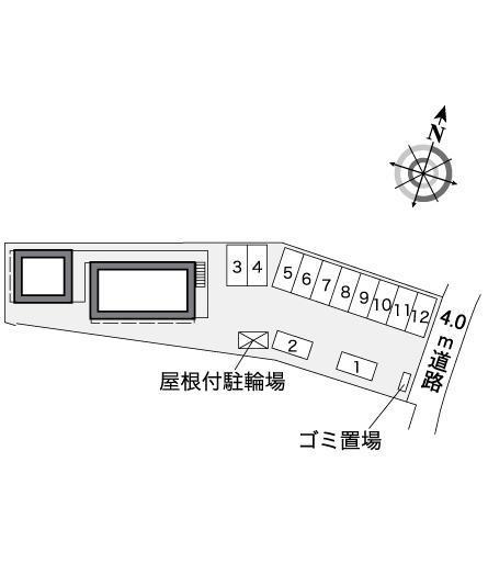 松安(36322)の駐車配置図