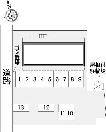蓬莱(29377)の駐車配置図