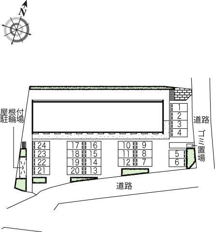 壽アモーレ(42382)の駐車配置図