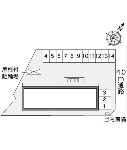 エテルナたかせ(39356)の駐車配置図