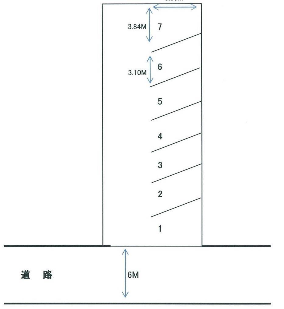 サンシャイン駐車場の駐車配置図