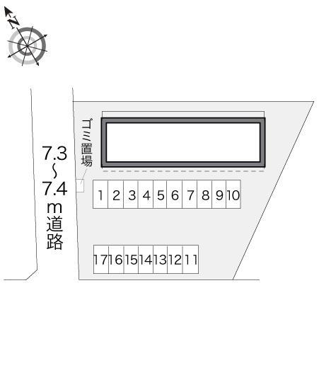 潤(10568)の駐車配置図
