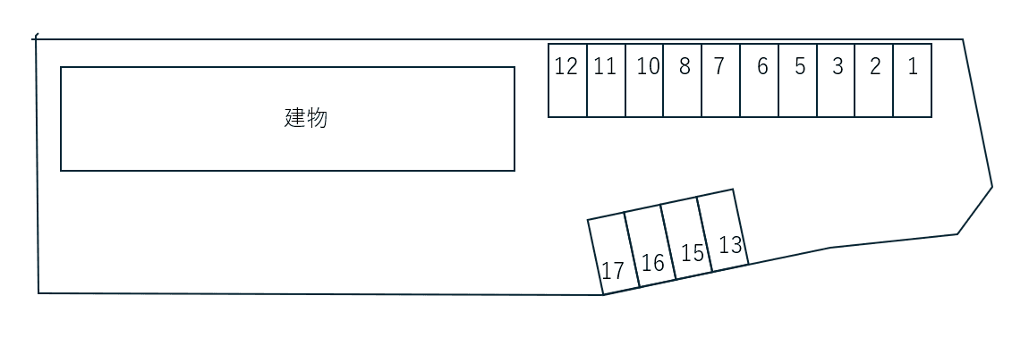 Maison・Espoirの駐車配置図