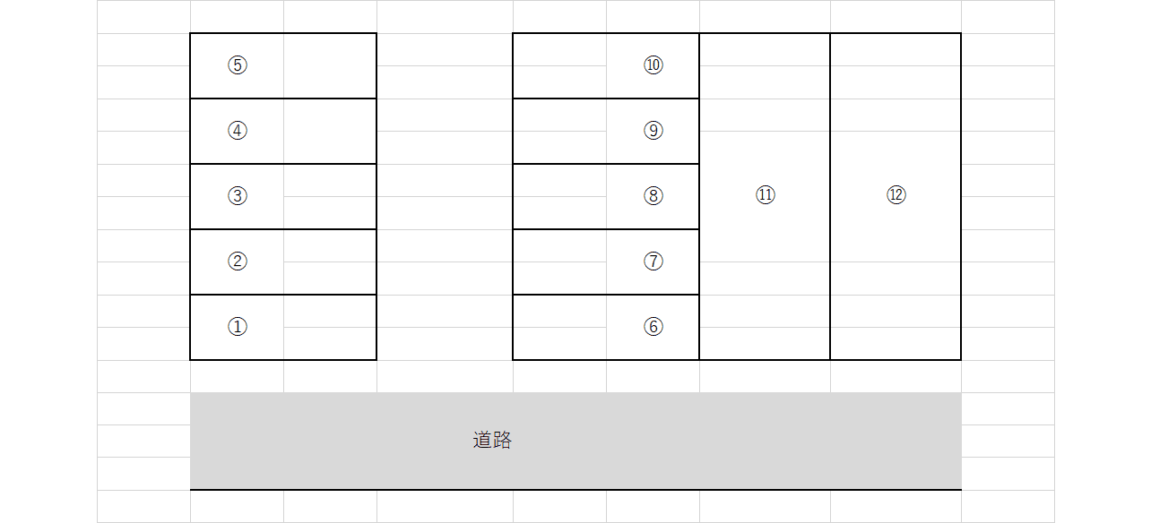 PARKの駐車配置図