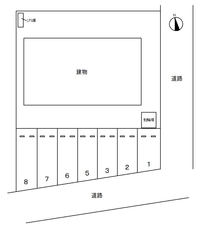 83273DUPLEX幟の駐車配置図