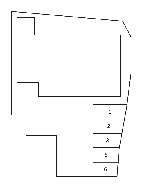 アムール プレジデントの駐車配置図
