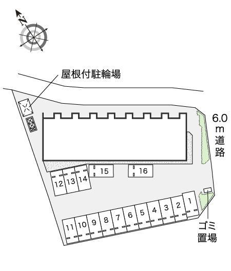 はなみずき(44408)の駐車配置図