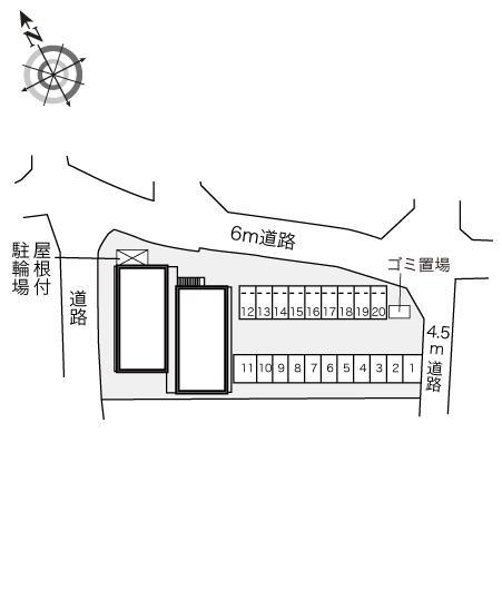 アミーゴ(23782)の駐車配置図