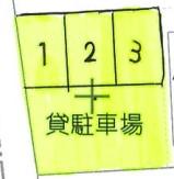中央小前駐車場の駐車配置図