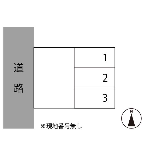 岩崎町1丁目小野田駐車場の駐車配置図