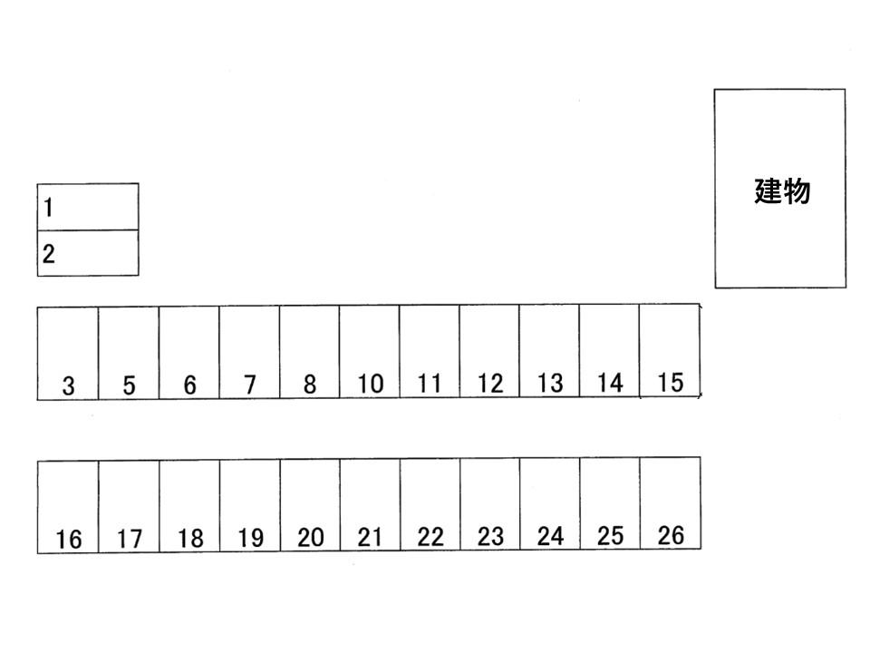 コンチネントNの駐車配置図