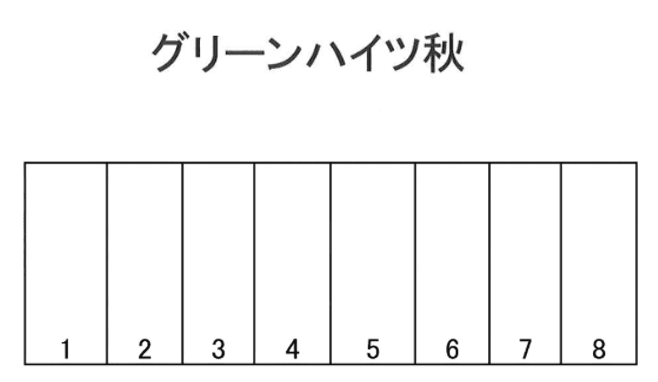 安城市東新町駐車場の駐車配置図
