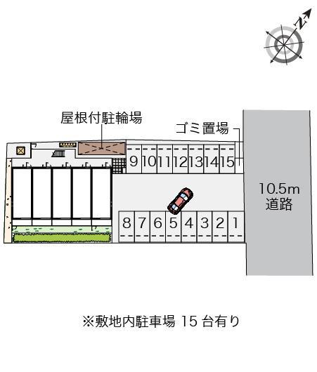クレイノm tamakicho(56190)の駐車配置図