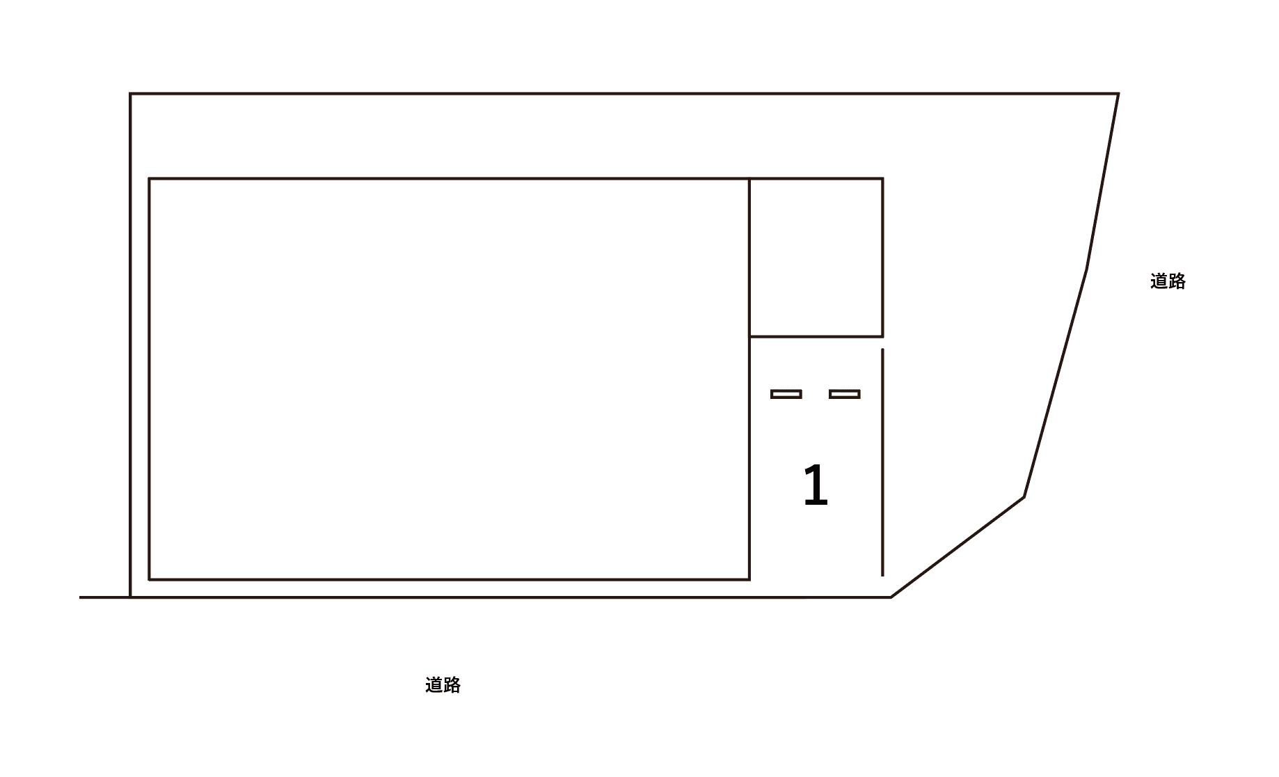 アンプルール Ange 駐車場の駐車配置図