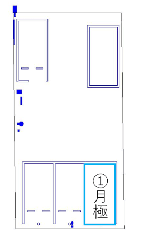 道徳新町第2の駐車配置図