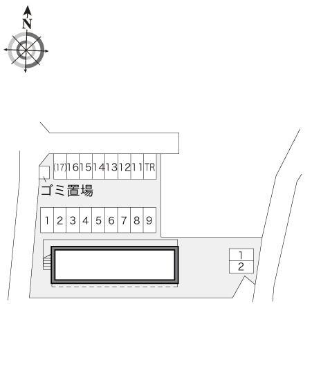 サン徳王(15501)の駐車配置図