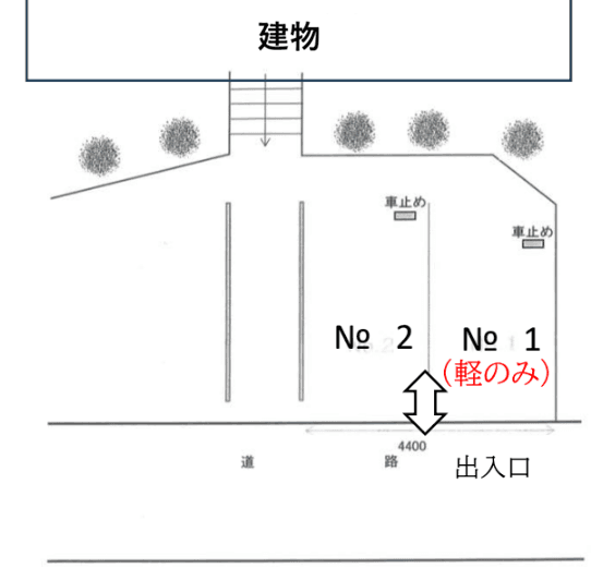グリーンパーキング2の駐車配置図