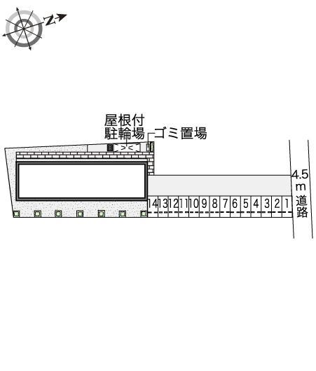 チェディグローブⅢ(46359)の駐車配置図