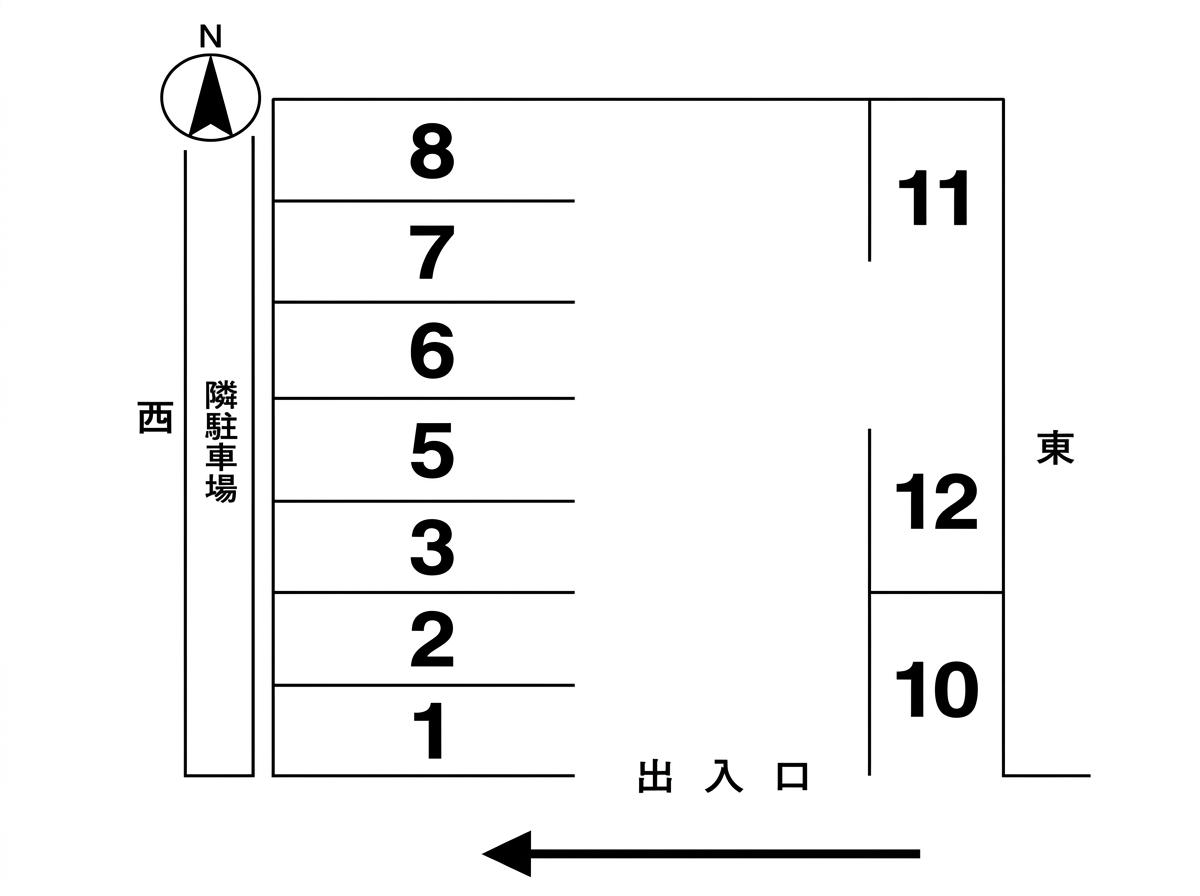 504の駐車配置図