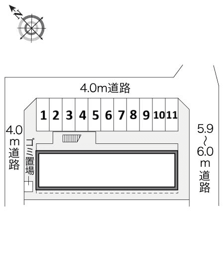 アトリオ(18766)の駐車配置図