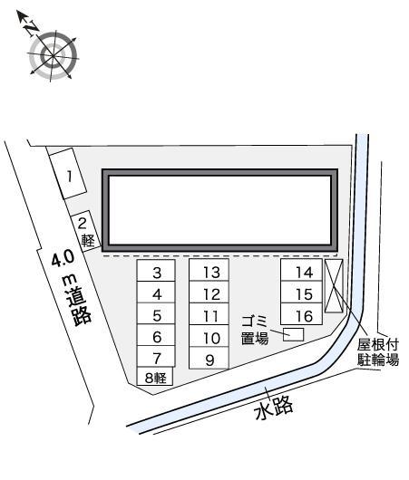 NOAH ハオス(41013)の駐車配置図
