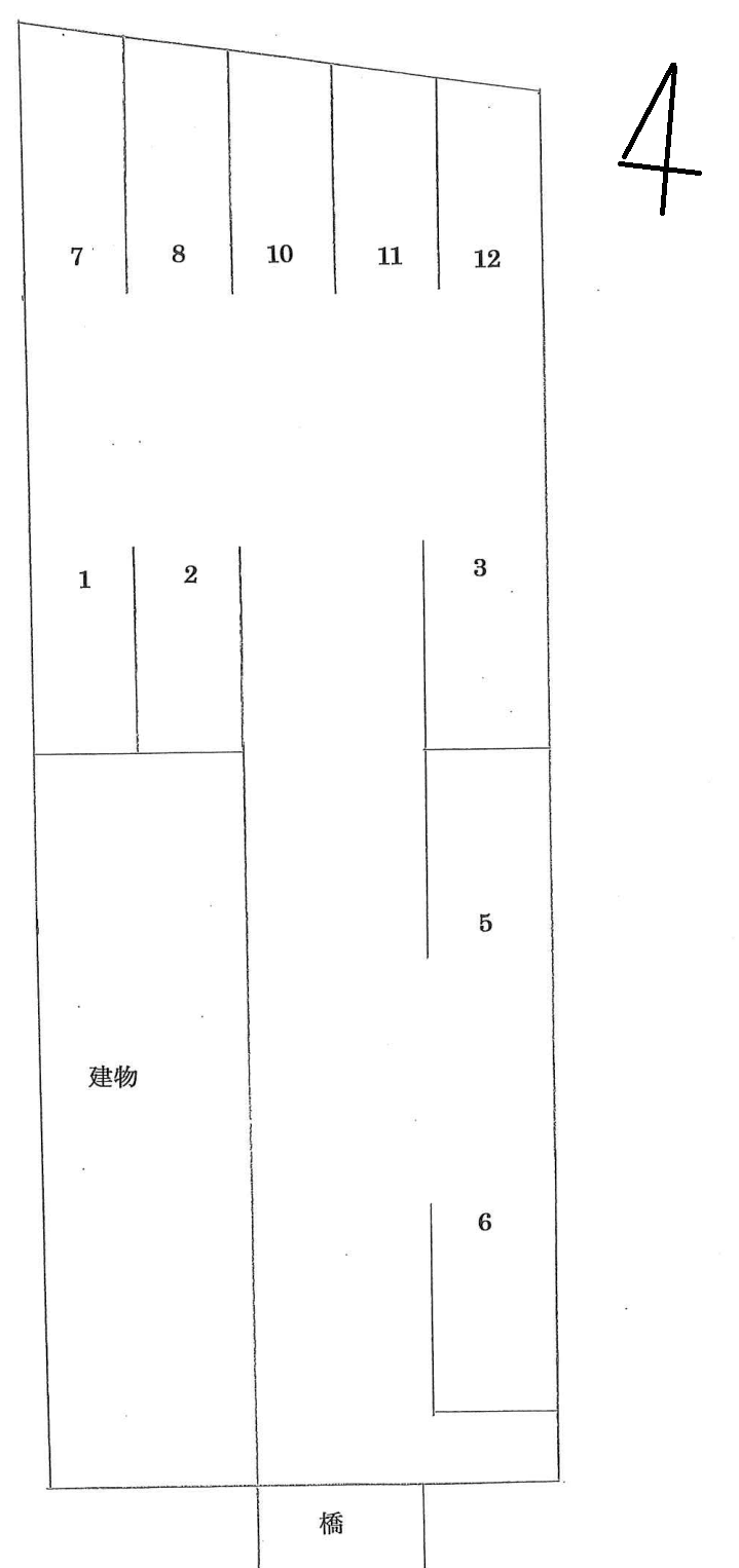 駐車場 志比口3丁目の駐車配置図