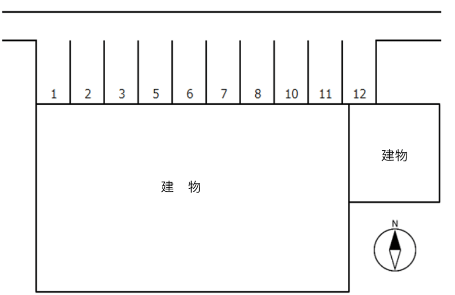 OKパーキングの駐車配置図